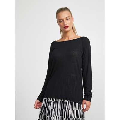 ZOOT. lab Черна дамска риза с ленено каре METROOPOLIS by ZOOT. lab Elfie ZOOT. lab | Cheren | ЖЕНИ | XS