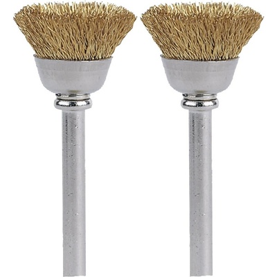 Dremel Mosadzná kefa 536 Ø drieku 3.2 mm 26150536JA 2 ks; 26150536JA