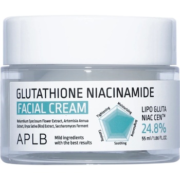 APLB Glutathione Niacinamide Facial Cream освежаващ крем за кожата 55 мл