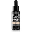 Gosh Foundation Drops lehký make-up ve formě kapek SPF10 004 Natural 30 ml