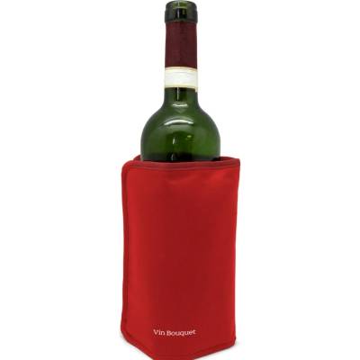 Охладител за бутилки с гел Vin Bouquet - Червен (VB FIE 342)