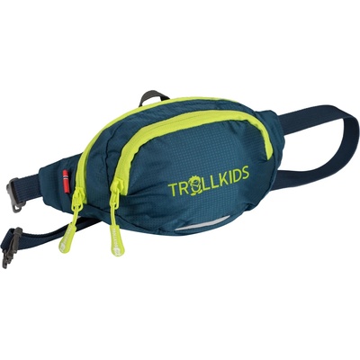 Trollkids Детска чанта за кръст Trollkids Kid's Trolltunga Hip Bag - Petrol / Lime - размер 1, 2 l (510-3701-0311)