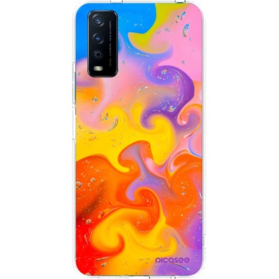 Pouzdro Picasee silikonové Vivo Y11s Bubbles čiré