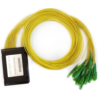 Conneu CWDM мултиплексор 16 канала, 1310-1610 nm, SC-APC + Express port (CWDM-16Ch.-1310-1610-SCA)