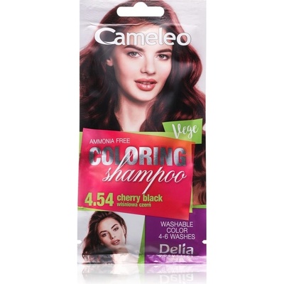 Delia Cosmetics Cameleo Coloring Shampoo tónovací šampon na vlasy odstín 4.54 Cherry Black 40 ml