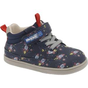 Beppi Детски боси обувки beppi casual boot baby, сини с ракети - 27