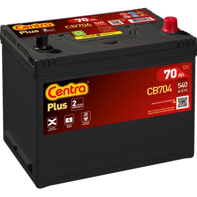 Centra Plus 12V 70Ah 540A CB704