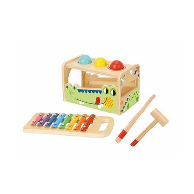 2Kids Toys Zatloukačka a xylofon Krokodýl