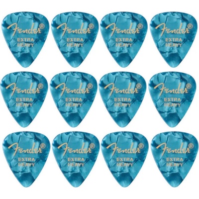 Fender 351 Extra Heavy Ocean Turquoise 12 Перце за китара (1980351608)