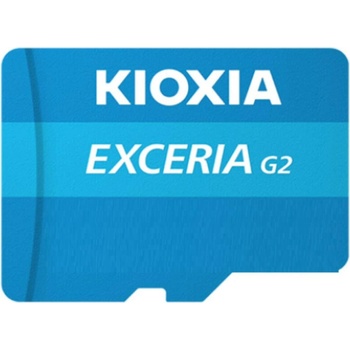 Image 1 of Toshiba KIOXIA Exceria G2 microSDXC 128GB U3/V30 (LMEX2L128GG2)