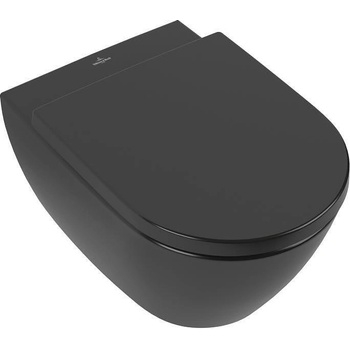 Villeroy & Boch Тоалетна чиния WWC, Subway 2.0, 370x560x365mm, Direct Flush, абанос (5614R0S5)