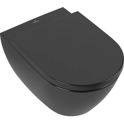 Villeroy & Boch Тоалетна чиния WWC, Subway 2.0, 370x560x365mm, Direct Flush, абанос (5614R0S5)