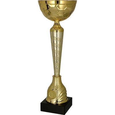 Kovový pohár Zlatý Stříbrný Bronzový Barva: Zlatá 35,5 cm