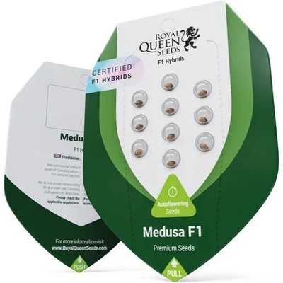 Royal Queen Seeds Medusa F1 AUTO semena neobsahují THC 3 ks – Sleviste.cz