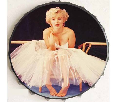 Ceduľa vrchnák Marilyn Monroe