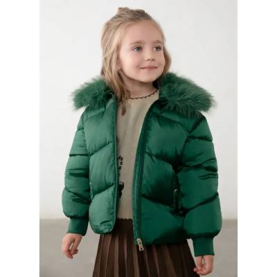 MAYORAL Детско зимно яке Mayoral за момиче, зелено (Top Model)