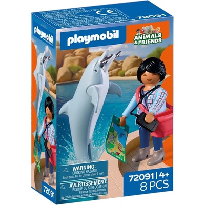 PLAYMOBIL 72091 Zoo: Delfín a návštěvnice – Sleviste.cz