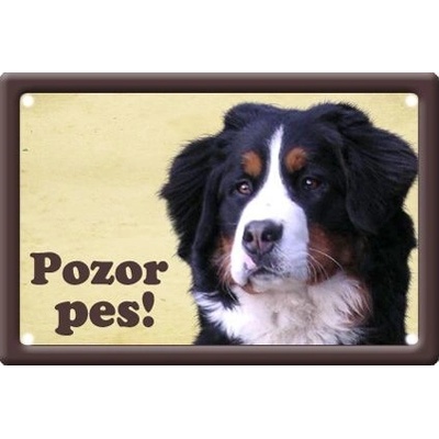Plechová psí cedule, Bernský salašnický pes, Pozor pes