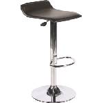 Bogdan Furniture Europe Бар стол Мебели Богдан модел h-1 bm, цвят: черен, размер: 38/38/65-84 см