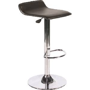 Bogdan Furniture Europe Бар стол Мебели Богдан модел h-1 bm, цвят: черен, размер: 38/38/65-84 см
