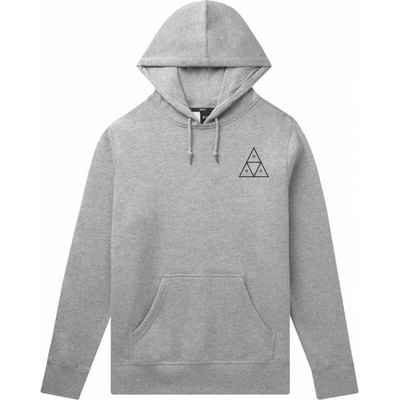 HUF mikina Set Triple Triangle Hoodie šedá