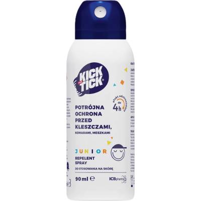 Kick The Tick Max Repelent Plus Junior spray proti klíšťatům, komárům a mouchám 90 ml
