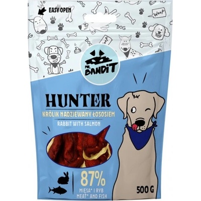 VetExpert Mr. Bandit HUNTER rabbit and fish - лакомство за куче, заек и риба, 500 гр - Полша