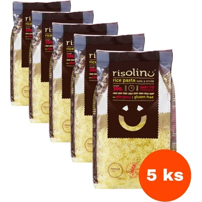 Risolino Rýžové těstoviny hvězdičky 5 x 300 g