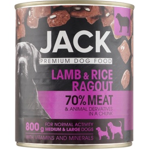 Jack Lamb & rice 800 g