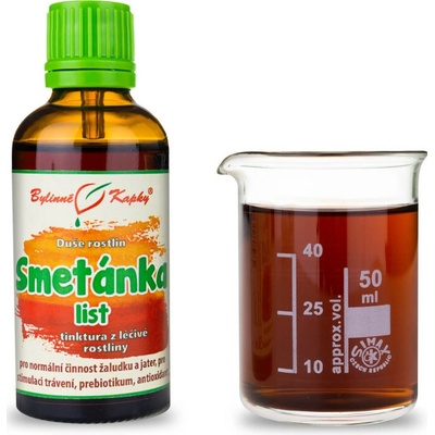 Púpava lekárska list bylinné kvapky tinktúra duša rastlín 50 ml