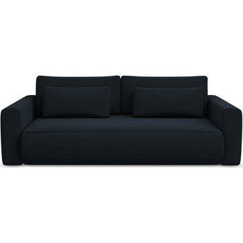 makamii Тъмносин кадифен разтегателен диван с място за съхранение 238 cm Kapua - Makamii (KAPUA_3SF_3_P1_C29)