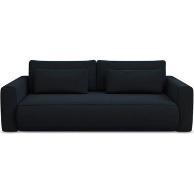 makamii Тъмносин кадифен разтегателен диван с място за съхранение 238 cm Kapua - Makamii (KAPUA_3SF_3_P1_C29)