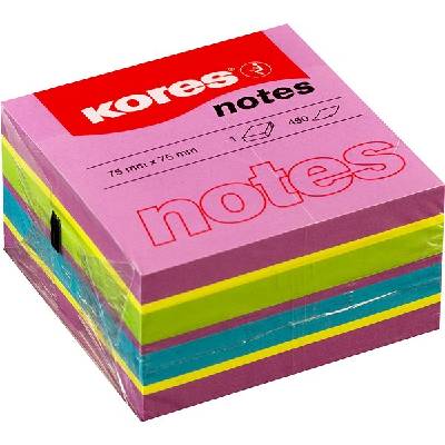 Kores Samolepicí bloček Kores Cubo Spring - 75 x 75 mm / 450 lístků 67083