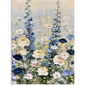 Styler Печатна върху платно картина 60x80 cm Blue Meadow - Styler (CA-18827)