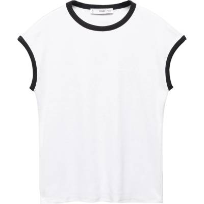 MANGO Тениска 'roibos' бяло, размер xl
