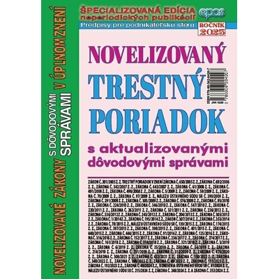 Novelizovaný Trestný poriadok 2/2025