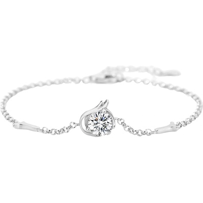 Silenti Jewelry Сребърна гривна "Козирог