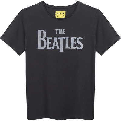 AMPLIFIED детска тениска The Beatles - Logo - въглен - AMPLIFIED - ZAV866BEE