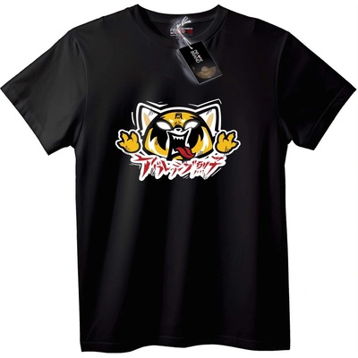 NOONEBRAND Тениска Невероятна Котка - 3XL, Black