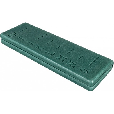 YATE Sedátko skládací Morseovka 36 x 26 x 0,8 cm tmavě zelená G95