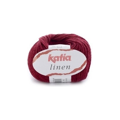 LINEN Katia Farby LINEN: 24 vínová