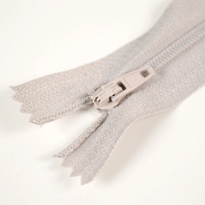 Takoy Zip TKY spirálový nedělitelný #3mm - světle šedý 20 cm