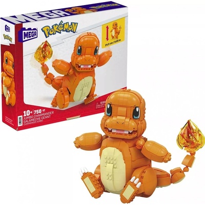 Mattel Pokémon Mega Construx Construction Set Jumbo Charmander 25 cm