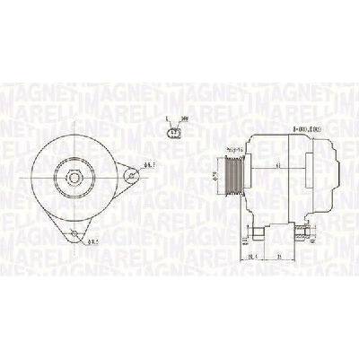 Generátor MAGNETI MARELLI 063731921010