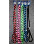 Miazoo Миазоо - Поводи за кучета от въже с метален обков ф14мм/120см черно