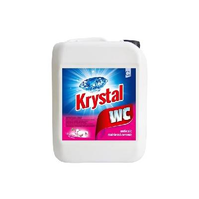 Prostředek čisticí Krystal, na toalety, na vodní kámen a usazeniny, 5 l, růžový