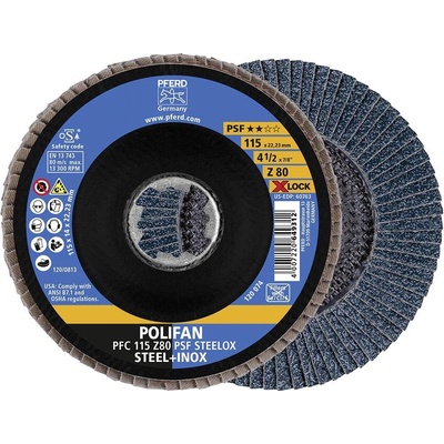 Pferd Vějířovitý brusný kotouč 115 mm 67668116 10 ks