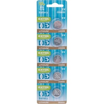 EXTOL Energy CR1632 5ks 42052