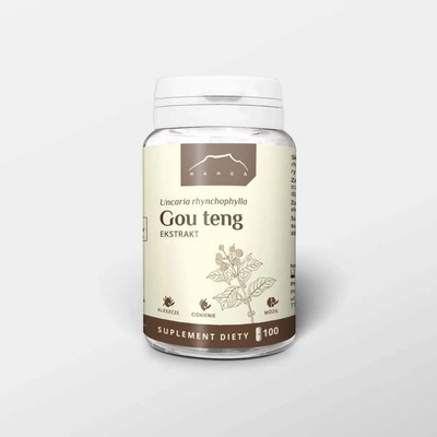 uncaria rhynchophylla Gou teng extrakt v kapsulách 500 mg 100 kapsúl