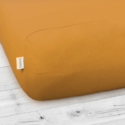 Darré Jersey prostěradlo medově žluté 60x120x20